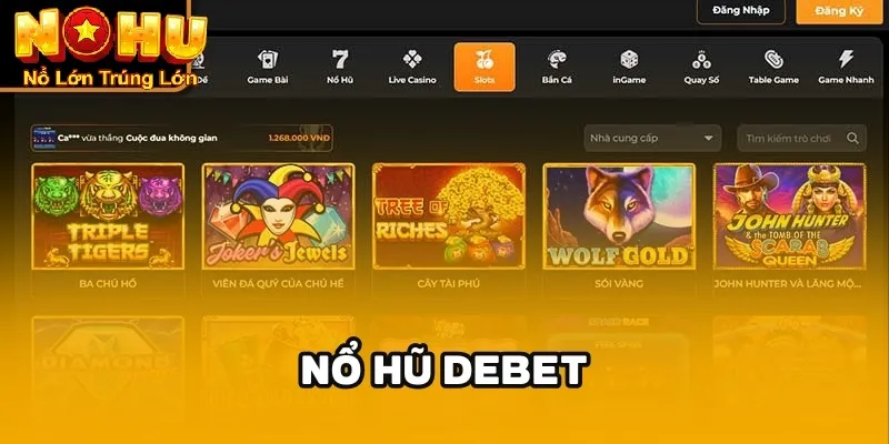 Nổ Hũ Debet - Săn Jackpot Cực Khủng | Trải Nghiệm Đỉnh Cao 2 Giới thiệu tổng quan về nổ hũ Debet