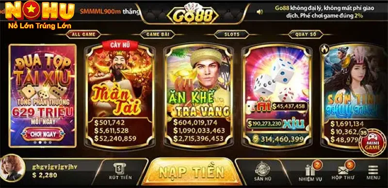 Nhà cái Go88 Nổ Hũ - Đổi Thưởng Uy Tín, Jackpot Khủng Nhất 2025 2 Tại sao Go88 nổ hũ lại được yêu thích?